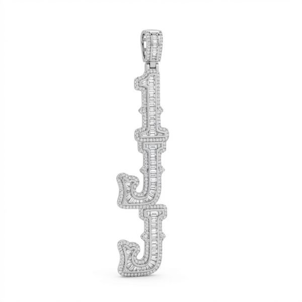 Custom Vertical Initial Pendant