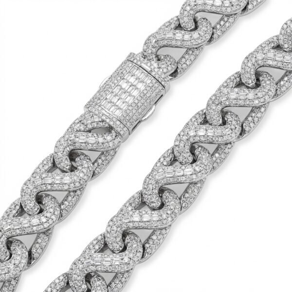 Twist Infinity Cuban Link Necklace