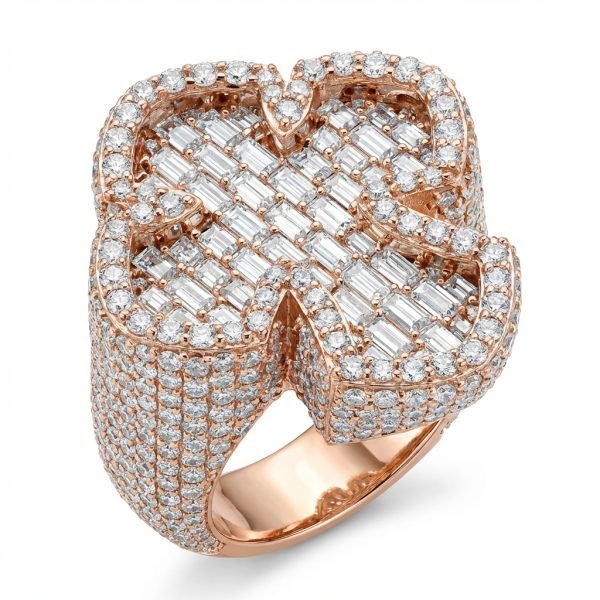 Diamond Cross Ring